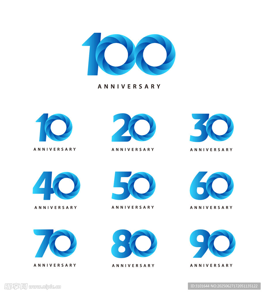 周年庆数字设计