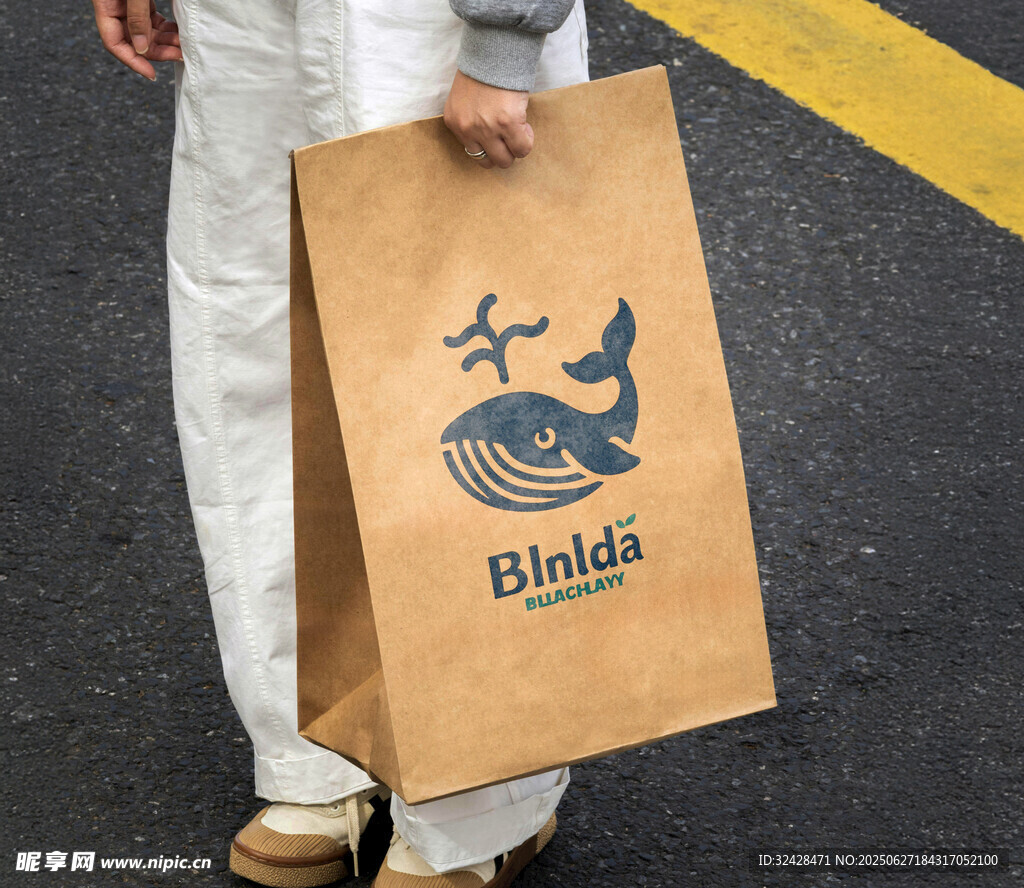 包装袋logo样机