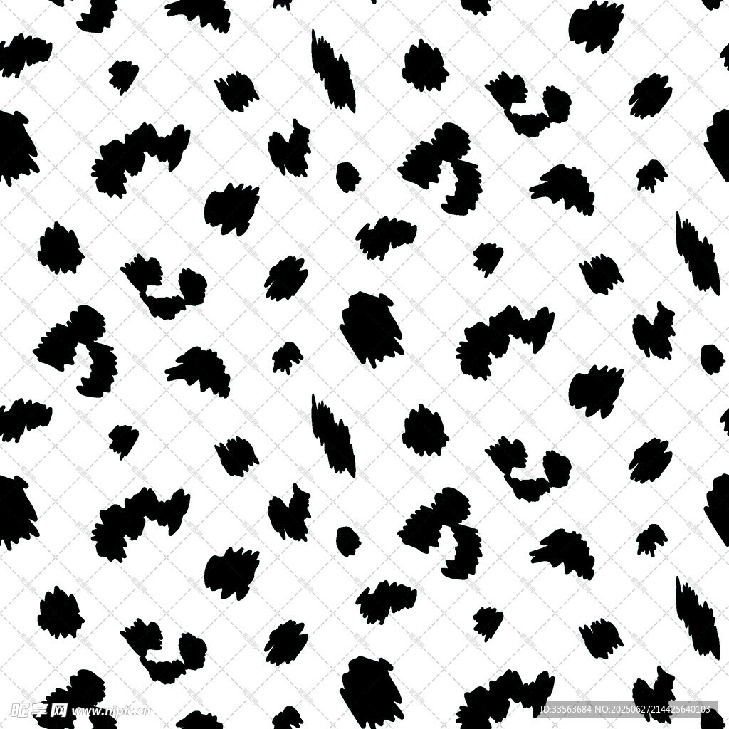 黑白斑点图案纹理背景