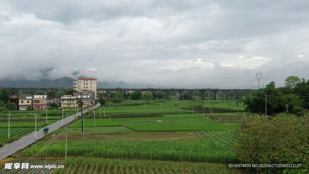 乡村田野风光美景