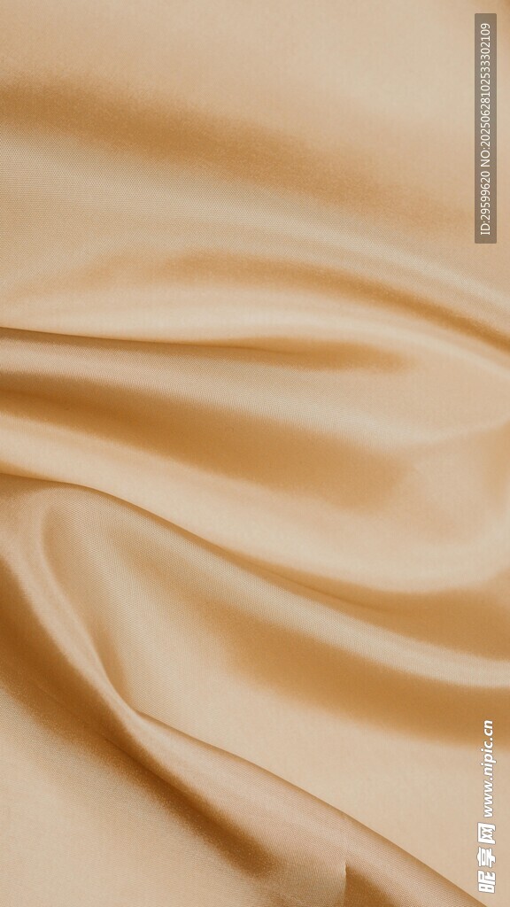 米黄色丝绸面料纹理