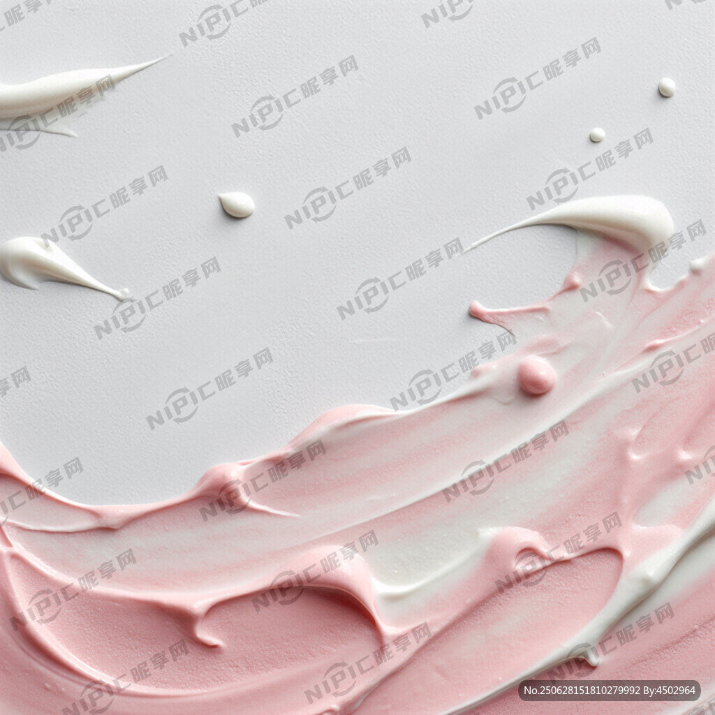 粉白奶油质感纹理背景图图片