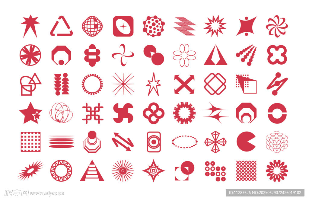 多样几何潮流图形