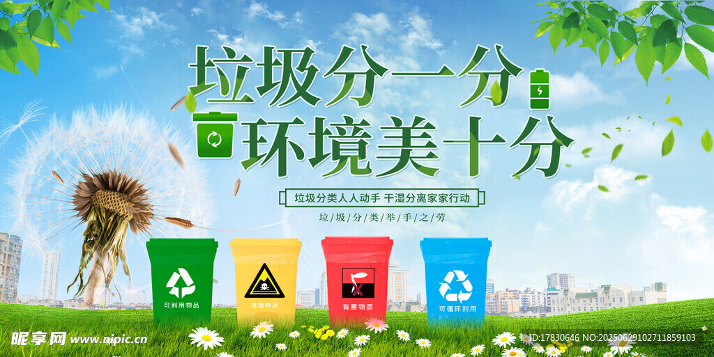 垃圾分类宣传海报