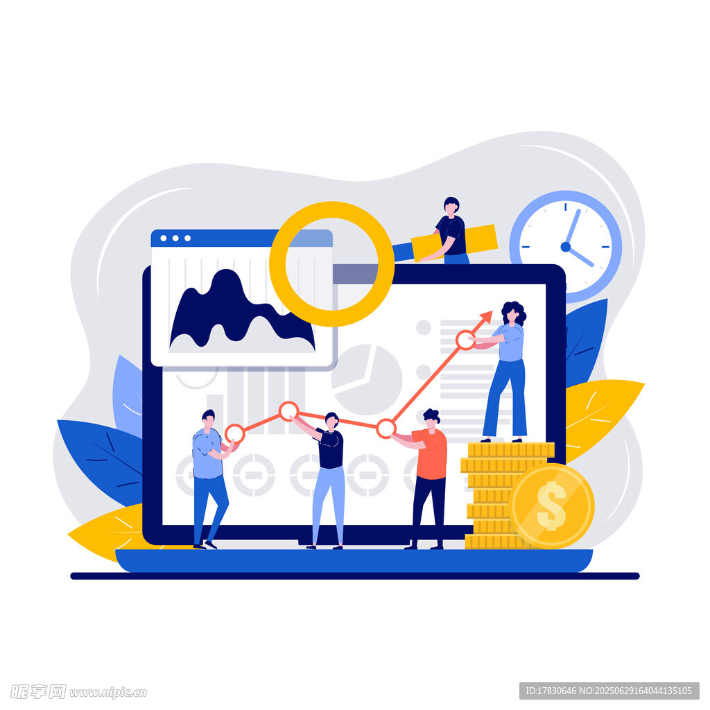 商务人士数据分析场景