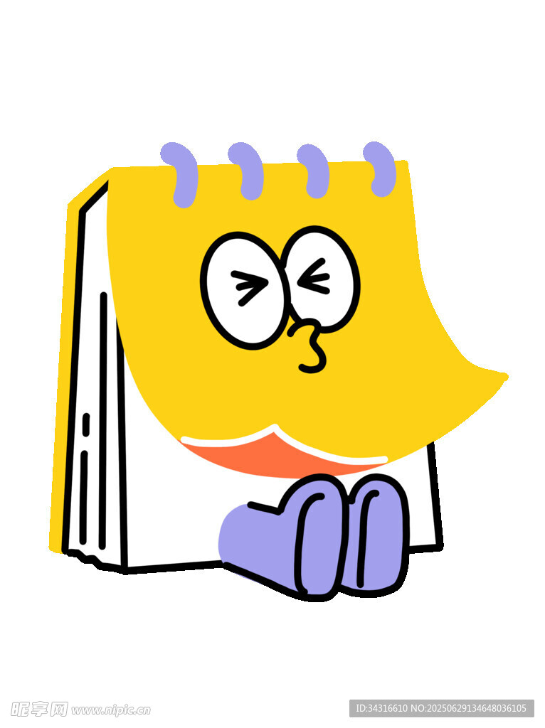 卡通笔记本贴纸风