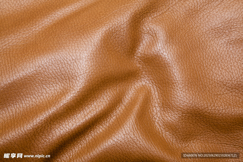 棕色皮革纹理特写