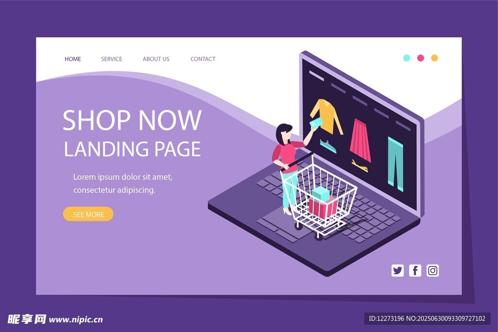 电商着陆页设计展示