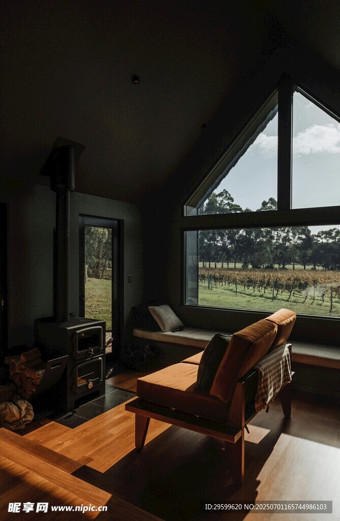 温馨木质风客厅室内景观