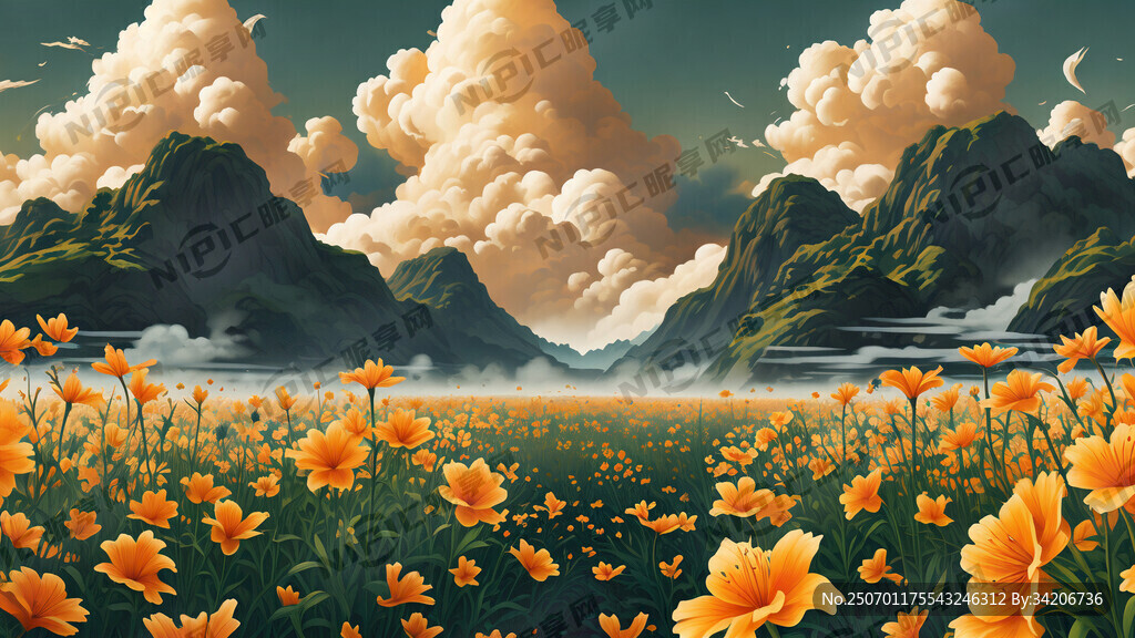 大场景 画面开阔 大同火山