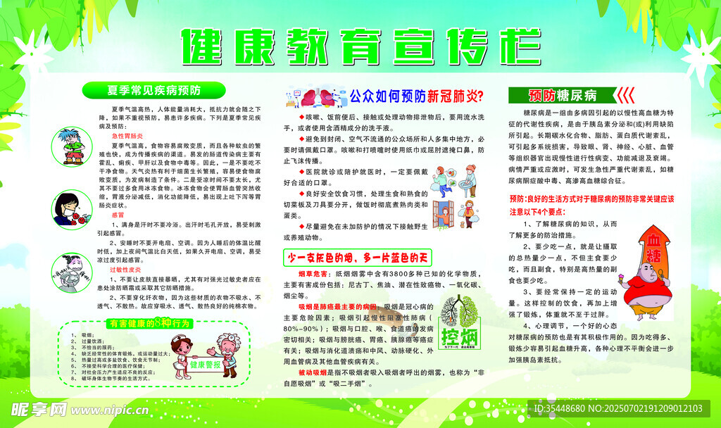 健康教育宣传栏