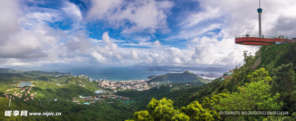 深圳东部华侨城景区自然风光