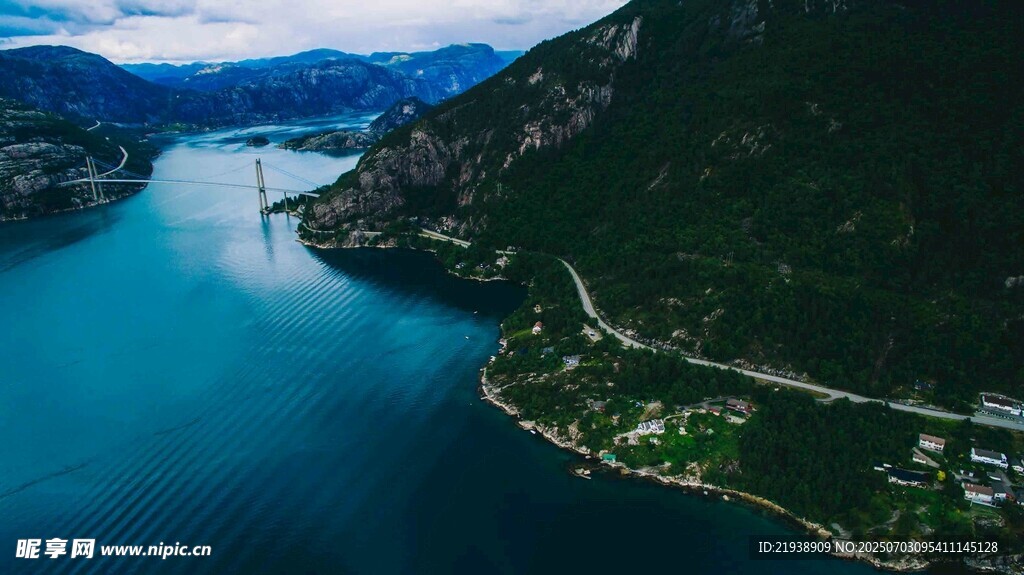 壮丽峡湾风光美景