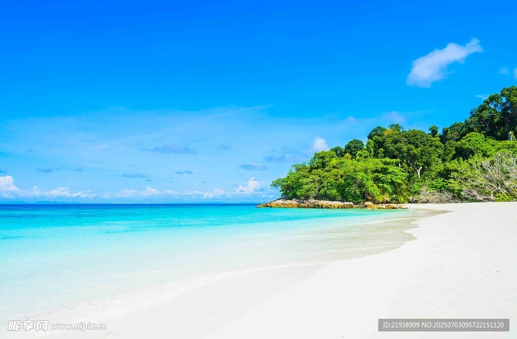 美丽热带海滩风光