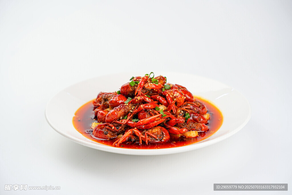 香辣可口的美味小龙虾