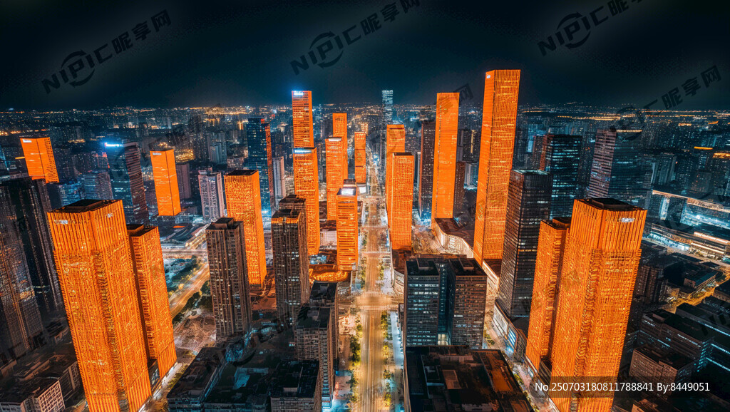 以橙色为主 正视图的角度看过去