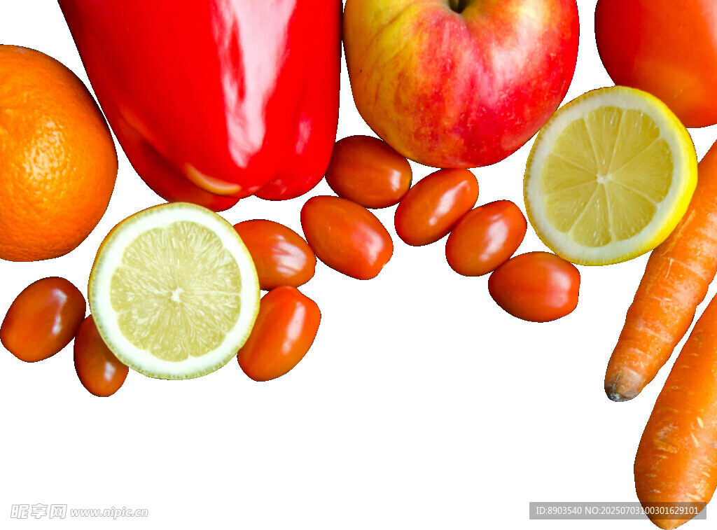 多彩新鲜果蔬集合