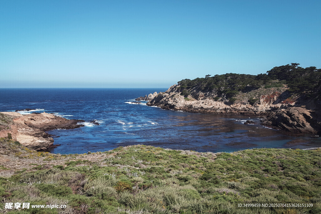 加利福利亚罗伯斯角海岸风光