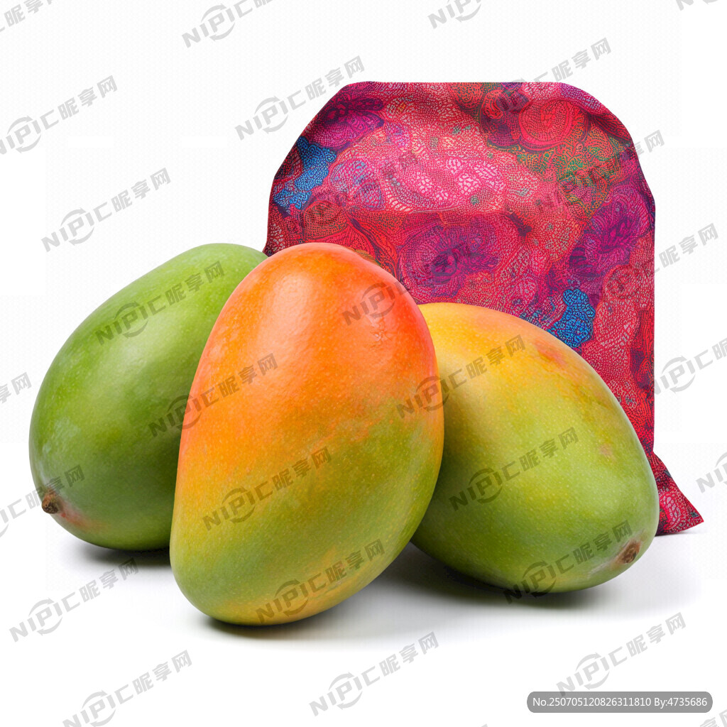 壮锦元素的芒果包装