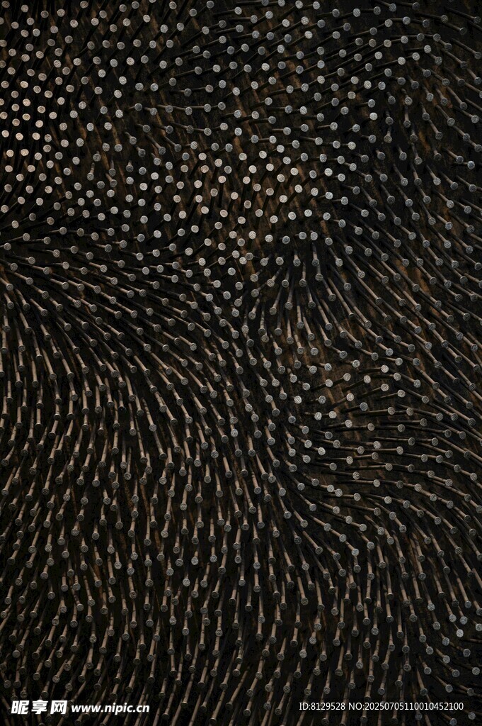 黑色纹理皮革表面特写