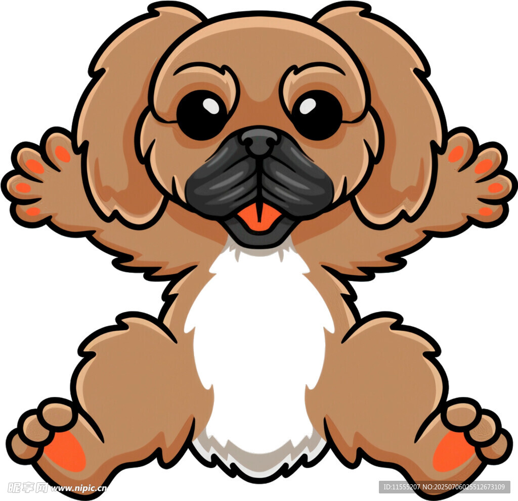 可爱小狗卡通形象