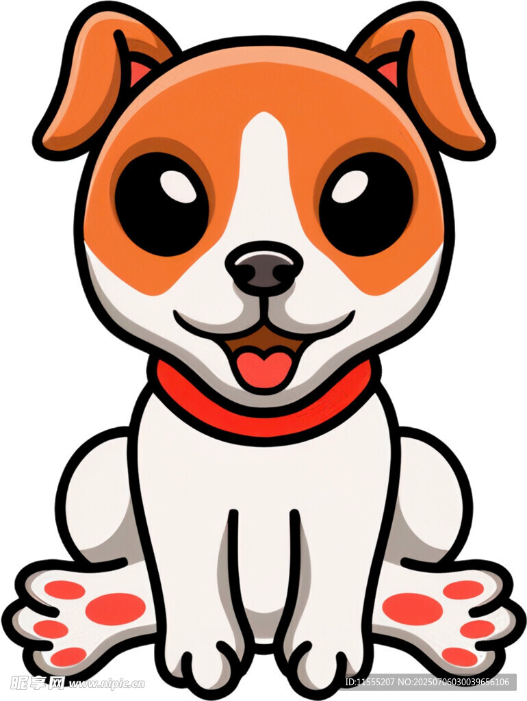 可爱小狗卡通形象