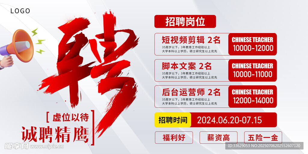 招聘展板