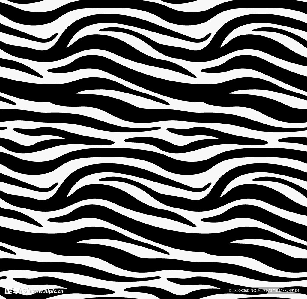 黑白 波浪纹 图案 几何
