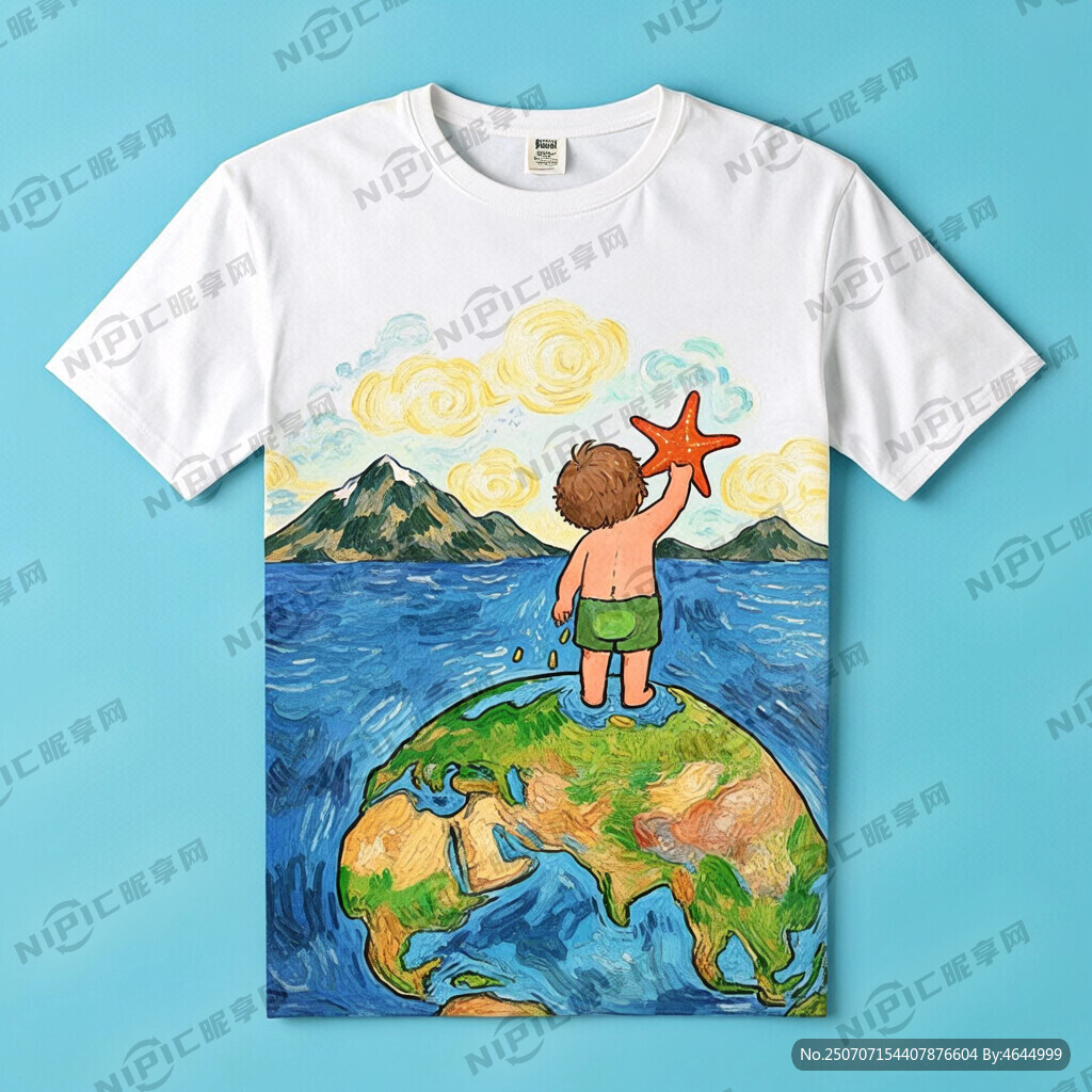 生成一个具有童话感和鲜艳色彩的