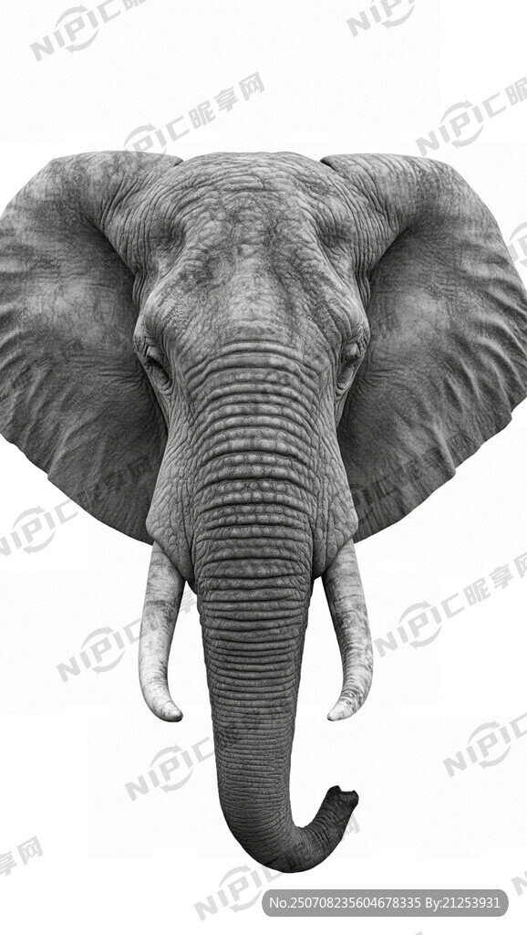 象头、唯一的头、图腾、纹理、无