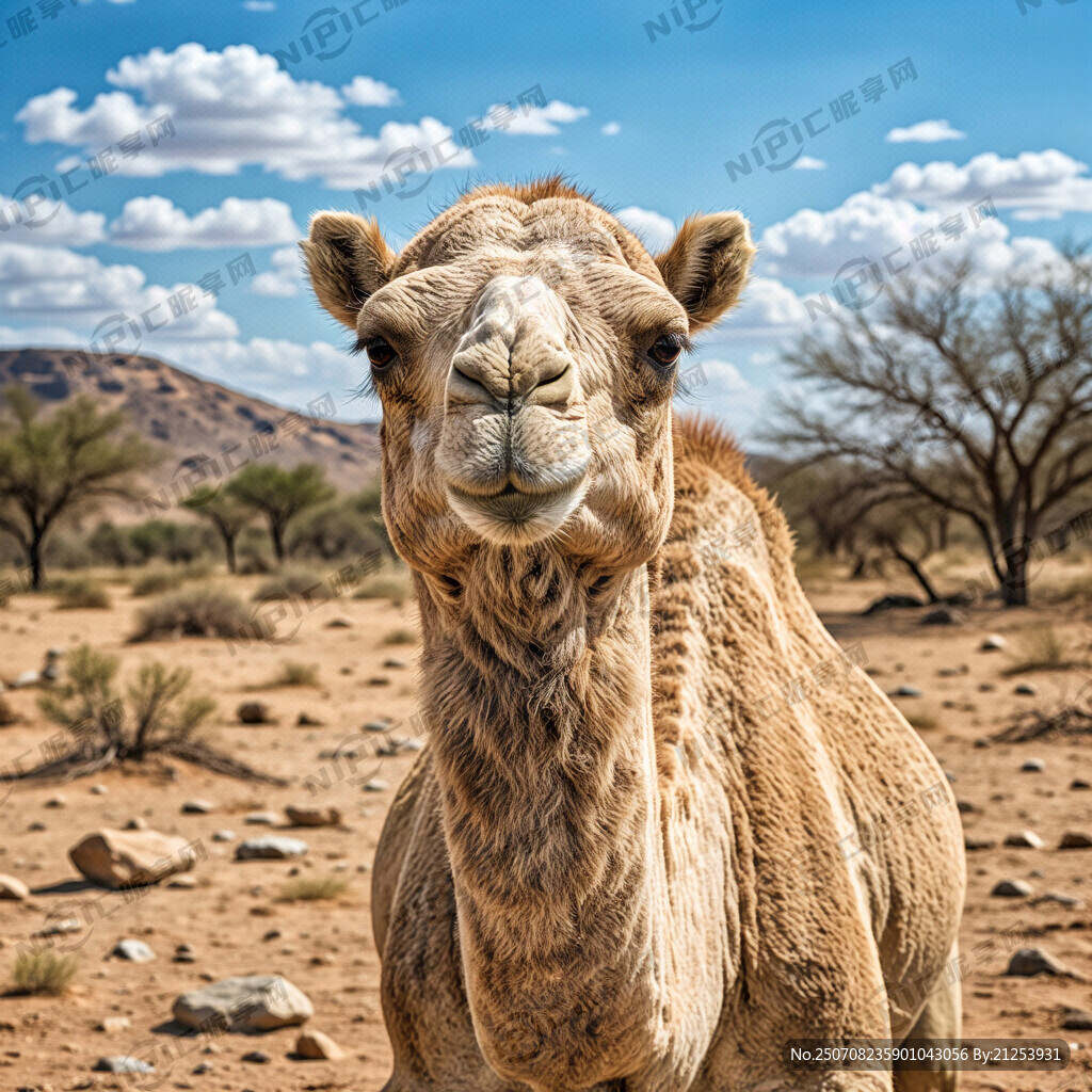 骆驼头、唯一的头、图腾、纹理、