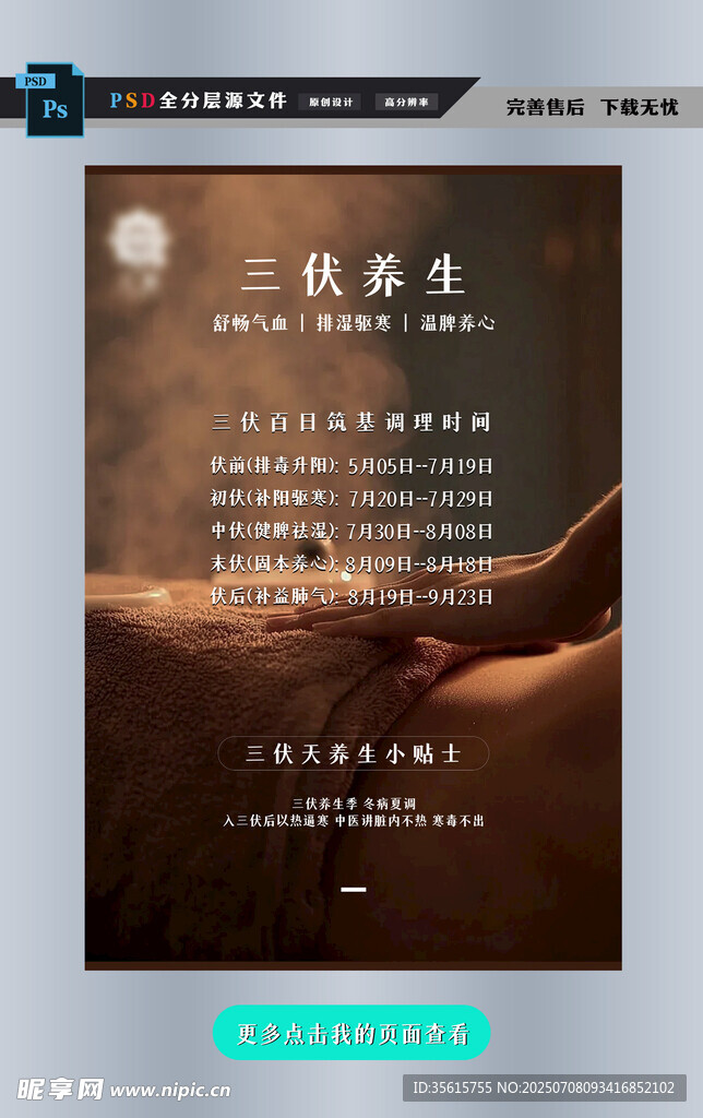 三伏天展架图片