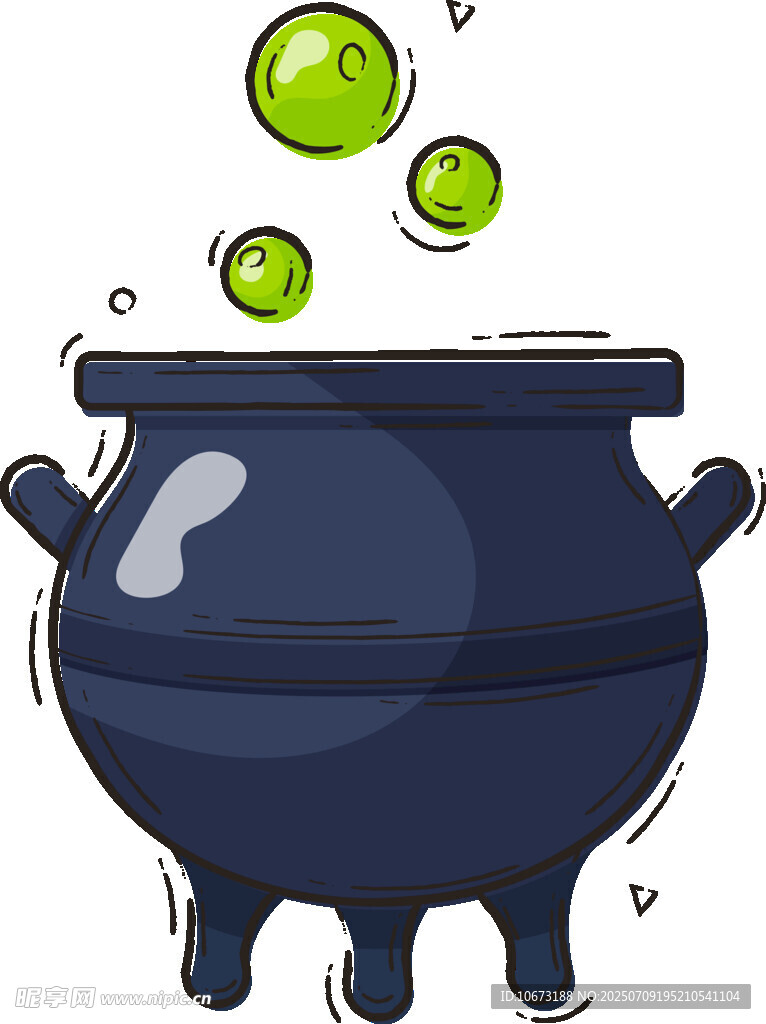 魔法大锅与升腾气泡