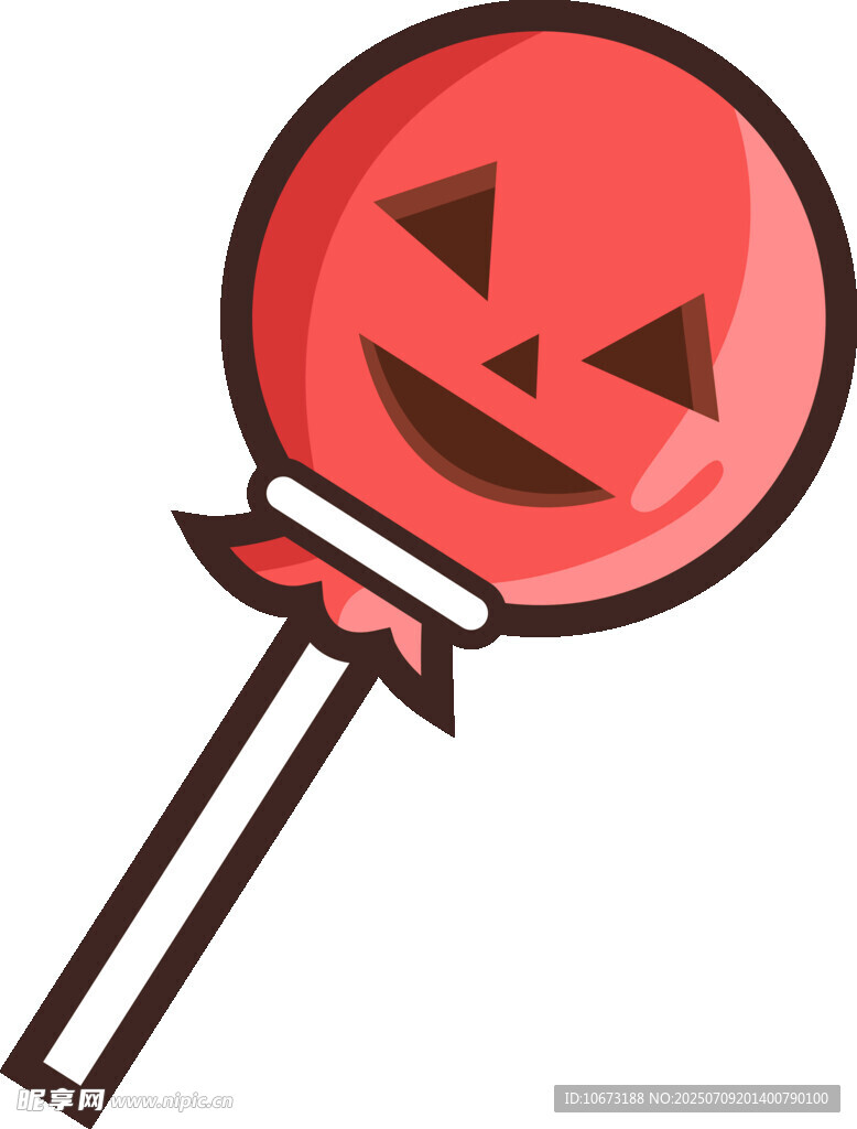 南瓜笑脸棒棒糖