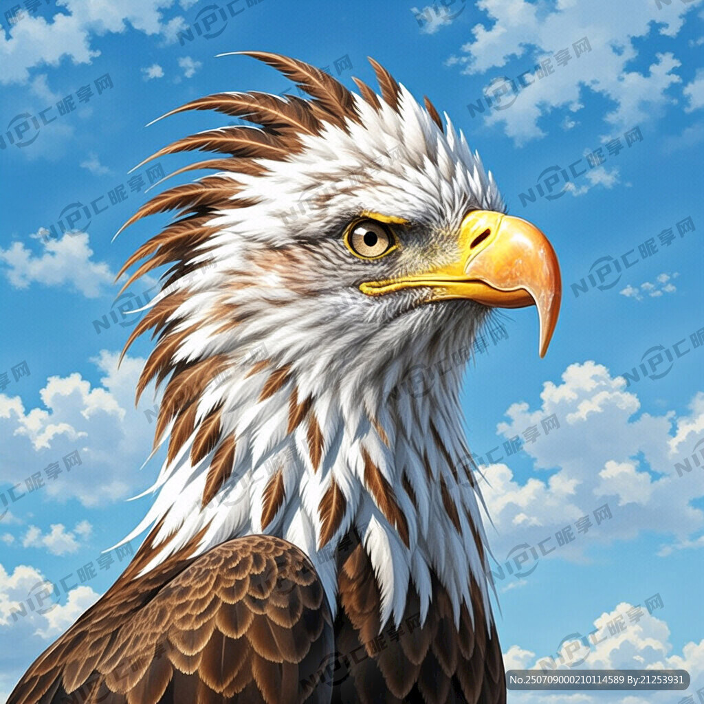 凤头、唯一的头、图腾、纹理、生