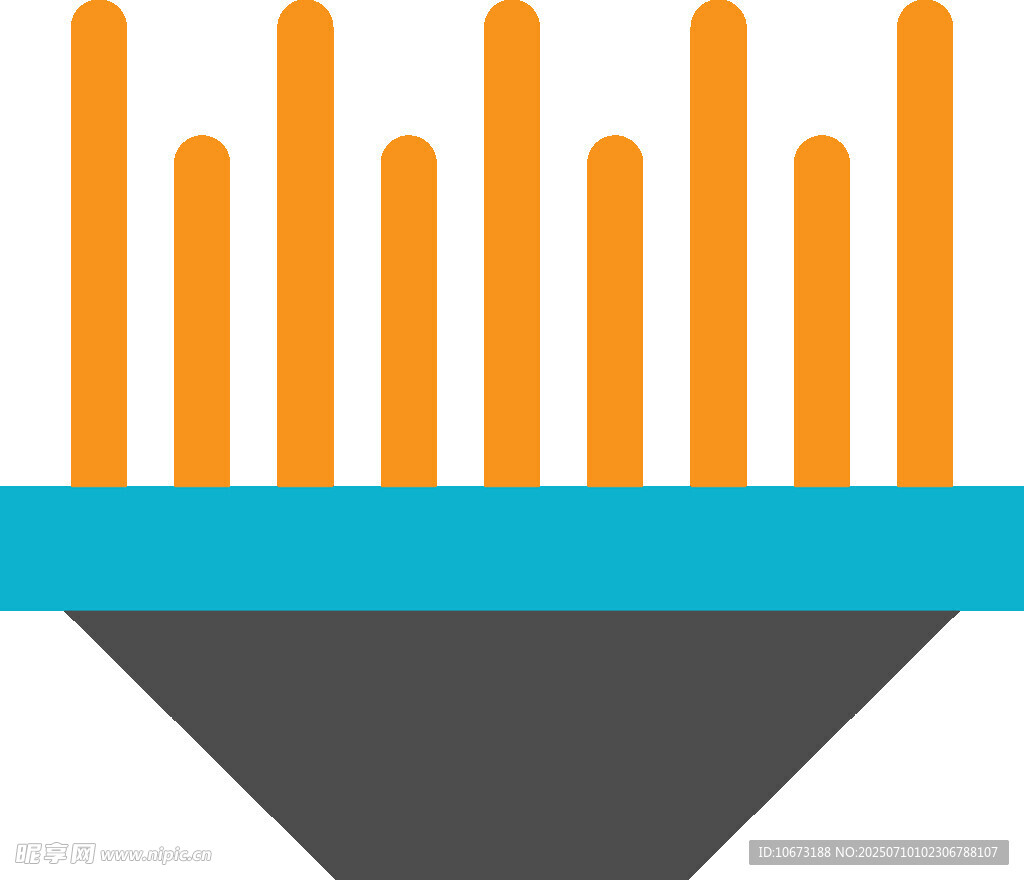 柱状图图标设计元素