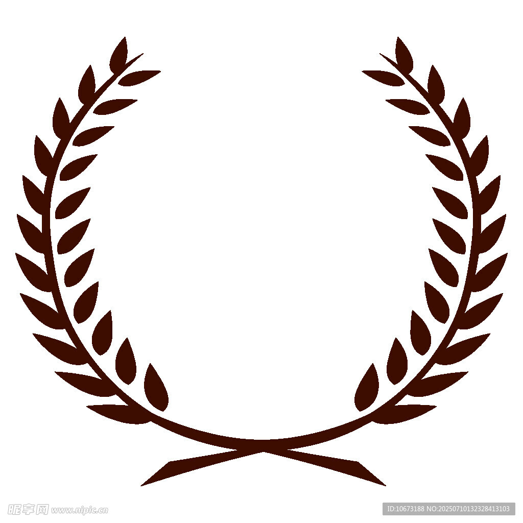 月桂叶花环图案