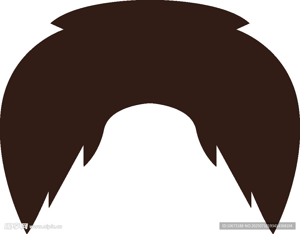 男士短发发型轮廓图