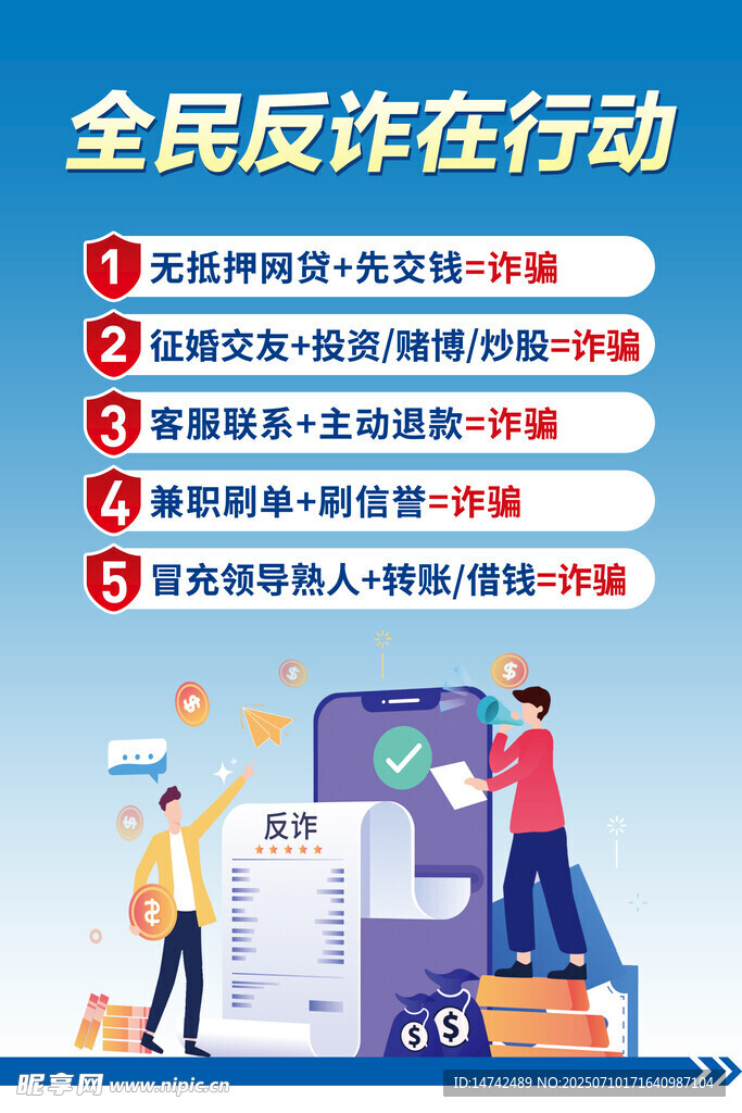 反诈宣传海报