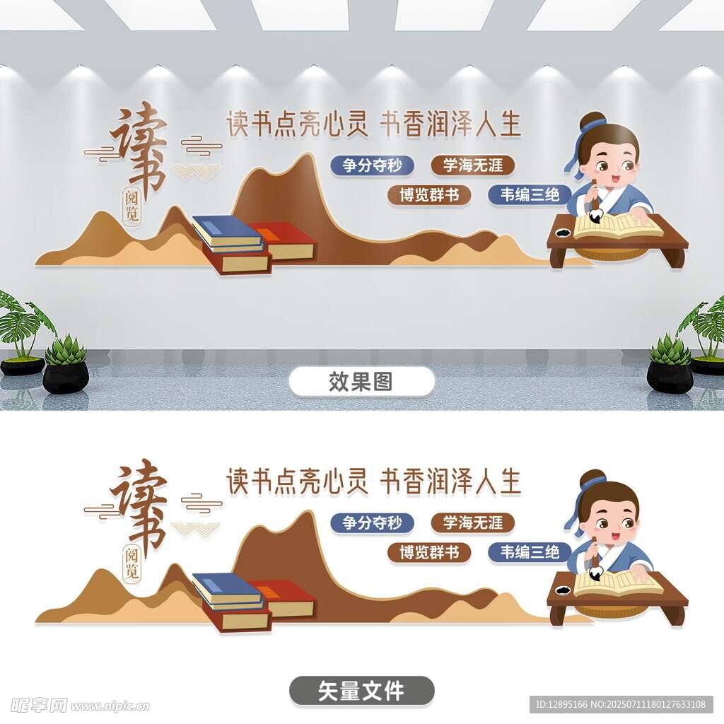 校园文化墙之读书励志主题