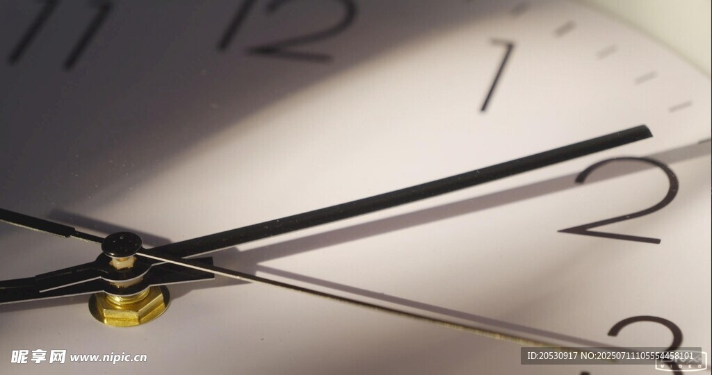 时钟指针特写