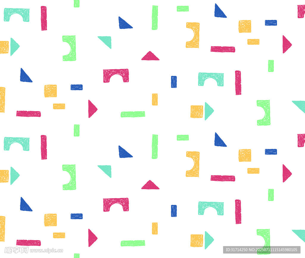 多彩几何图案背景