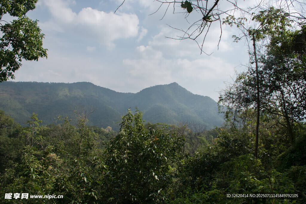 山林间的秀丽自然景致