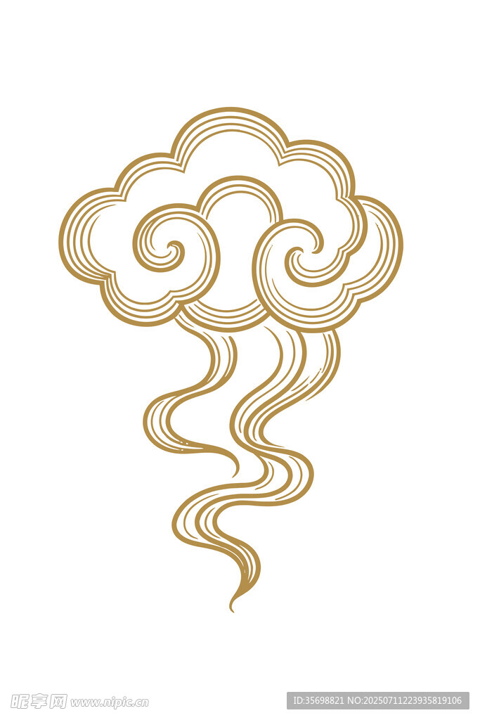 中式古典祥云图案