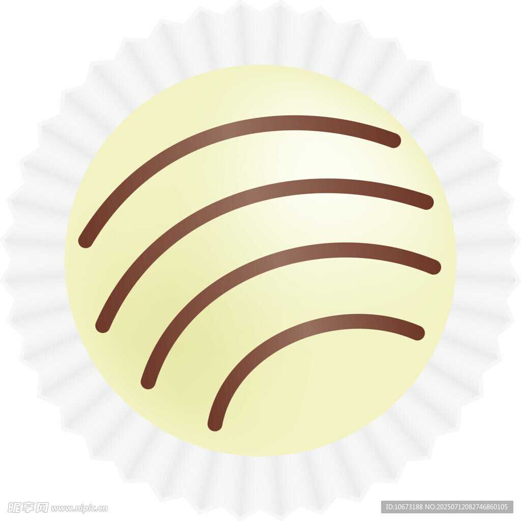 巧克力花纹纸杯蛋糕