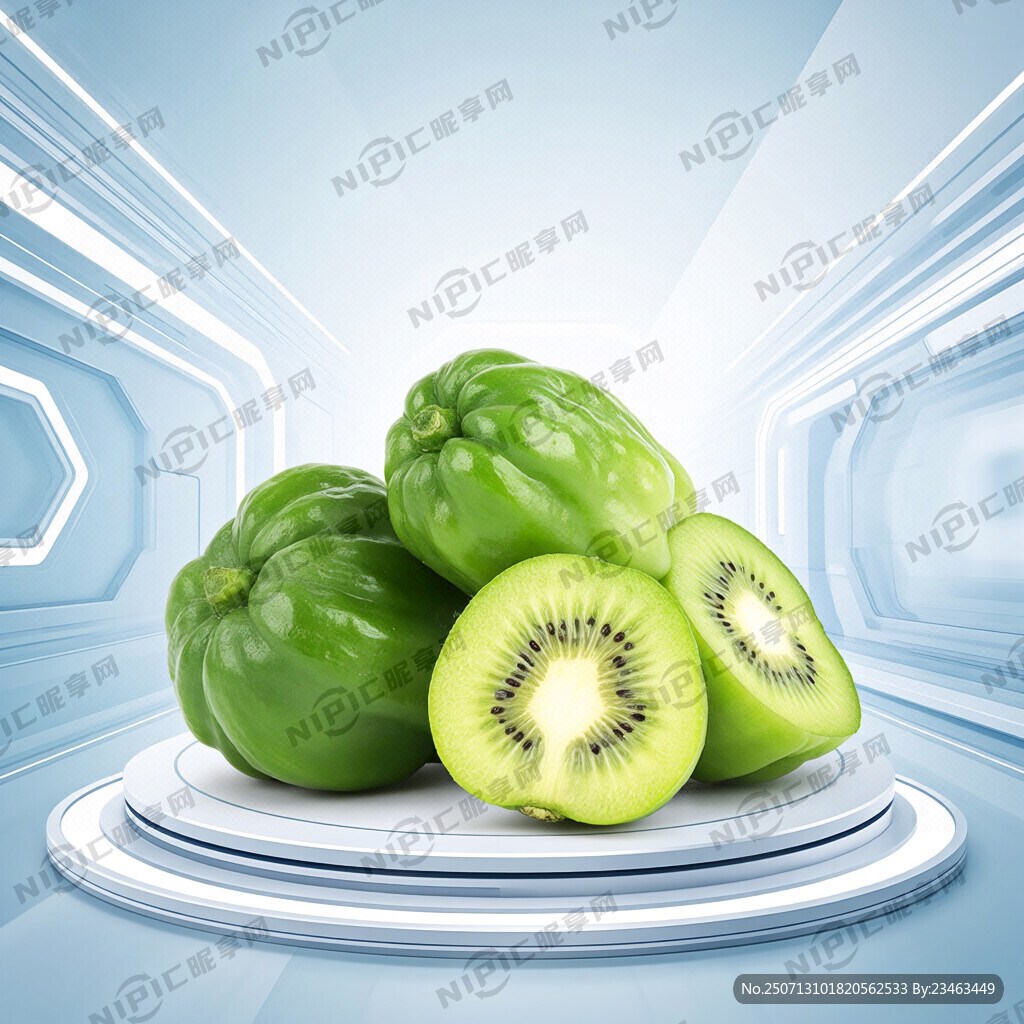 以绿色为主色调