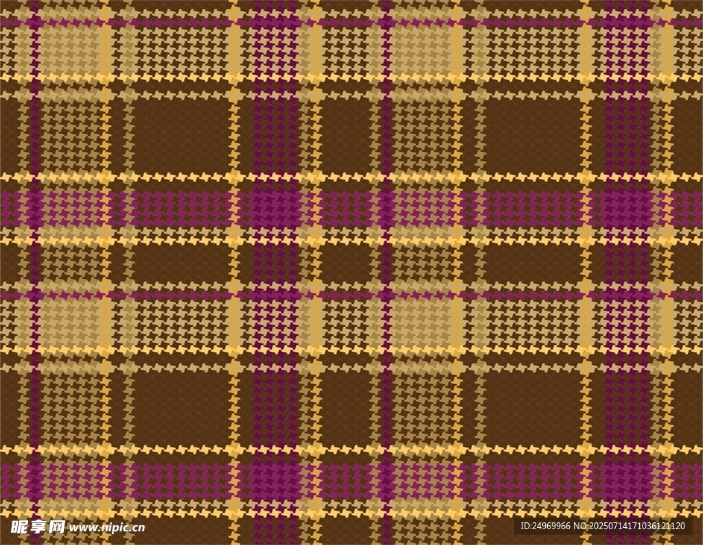 复古格子图案纹理