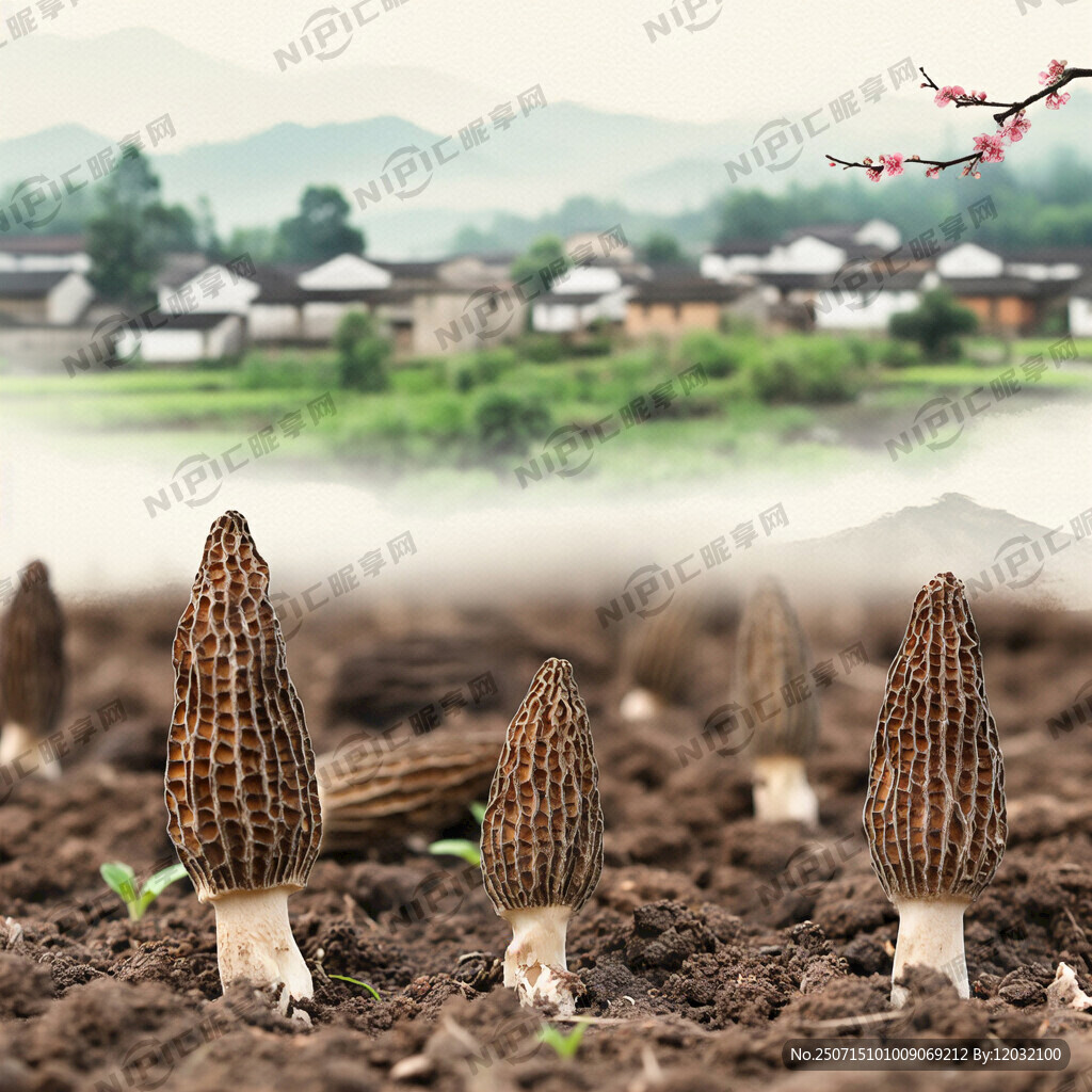 羊肚菌 乡村振兴 新农村 农耕