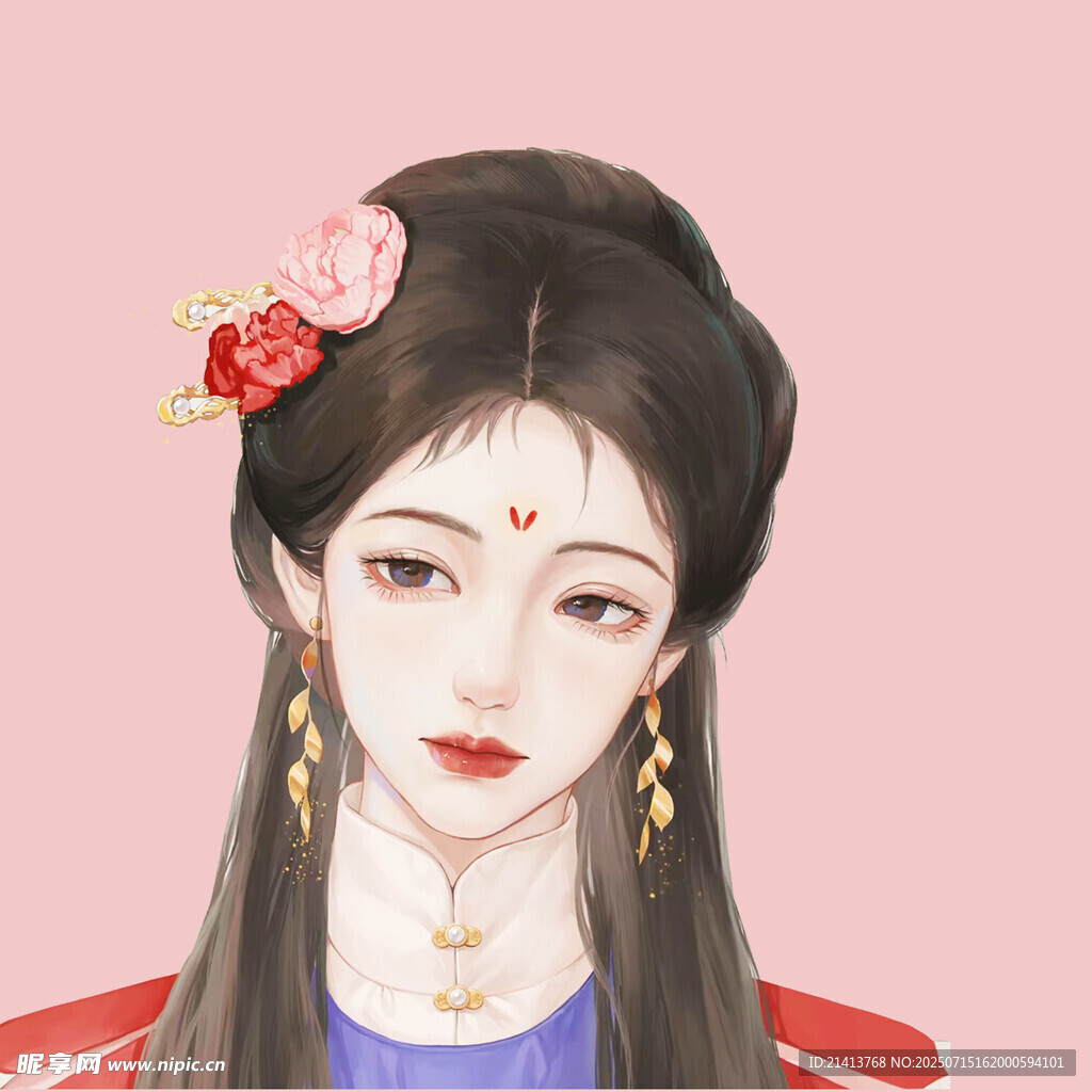 古风美人插画