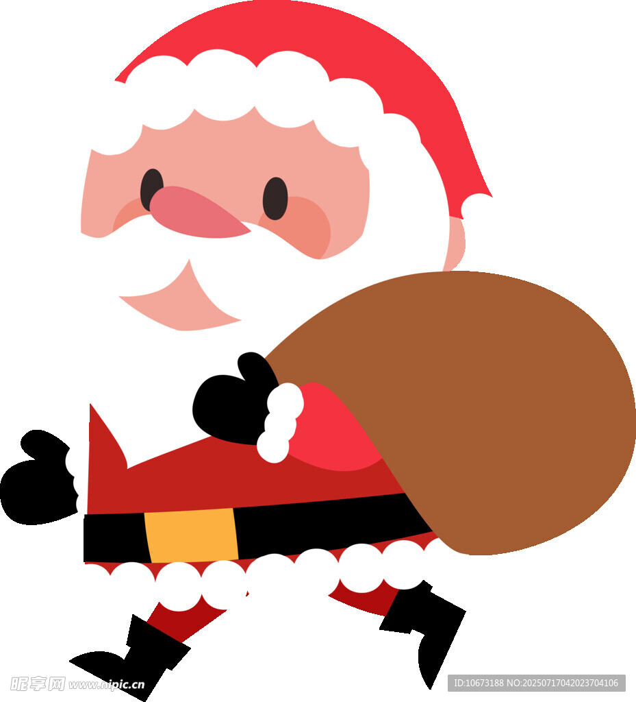 奔跑的圣诞老人